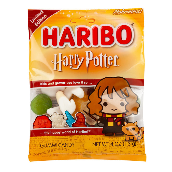 Haribo Harry Potter Hermione Gummy Candy Mix Peg Bag - 12 Count
