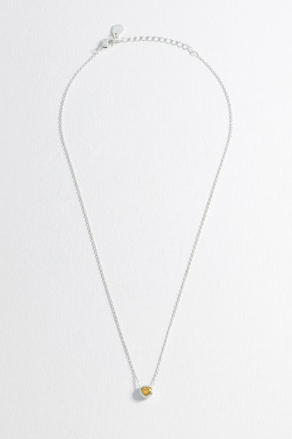 Heart Disc Bead Necklace