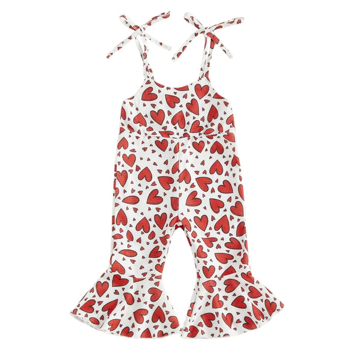 HEARTS Bellbottom Pull-up Jumpsuit