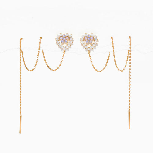 Heartstring Threader Earrings