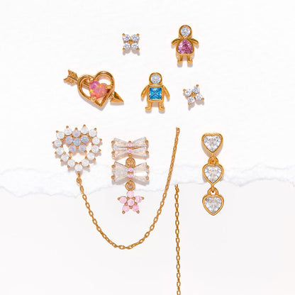 Heartstring Threader Earrings