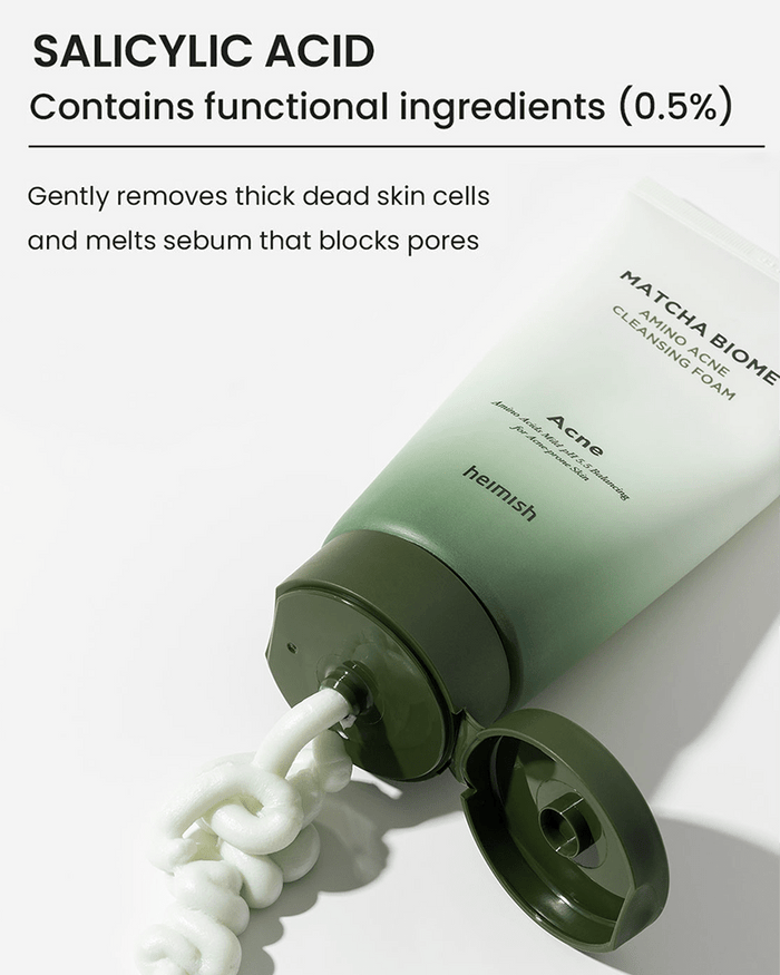 heimish Matcha Biome Amino AC Cleansing Foam