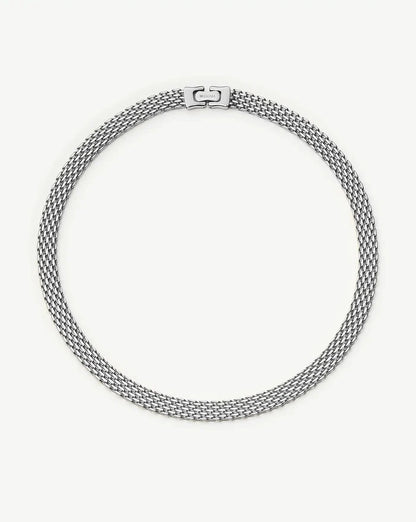Heirloom Chain Choker Necklace | Platinum Plated Necklaces Missoma