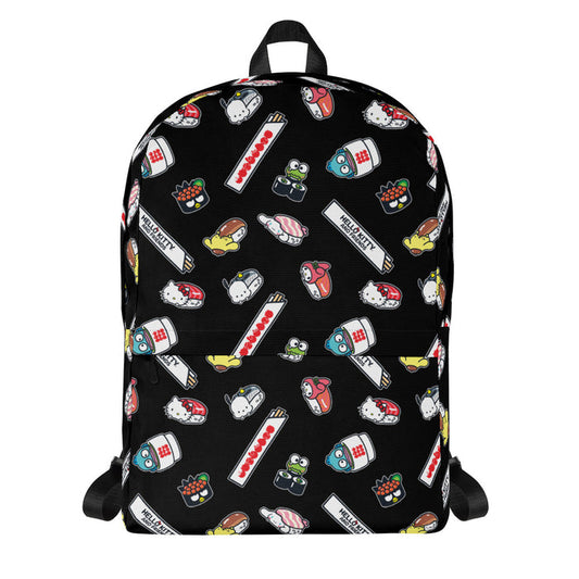 Hello Kitty and Friends Sushi Time All-over Print Backpack Backpacks Printful Default Title