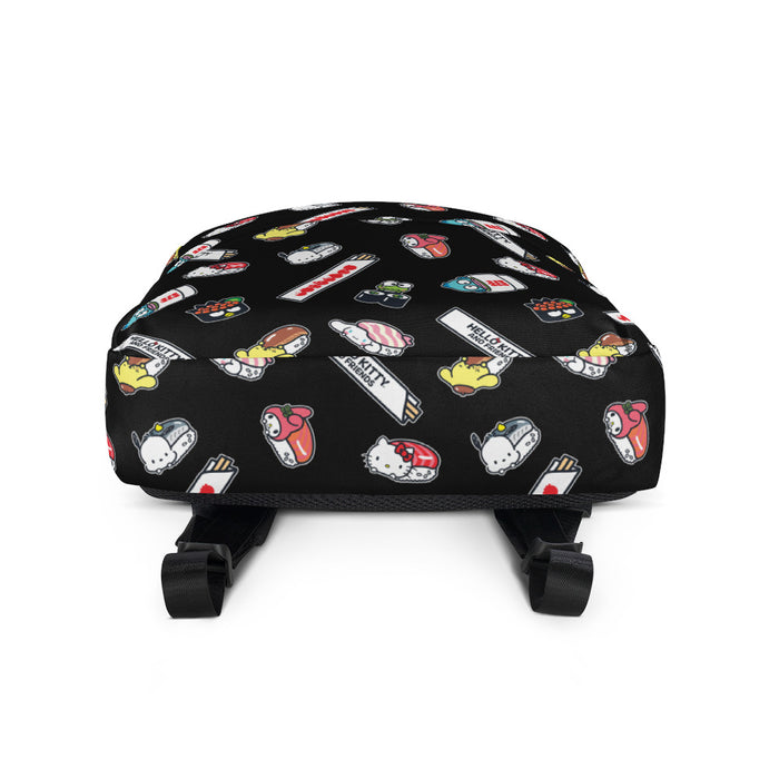 Hello Kitty and Friends Sushi Time All-over Print Backpack Backpacks Printful