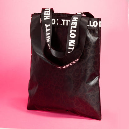 Hello Kitty Black Everyday Tote Bag (High Impact Series) Bags NAKAJIMA CORPORATION