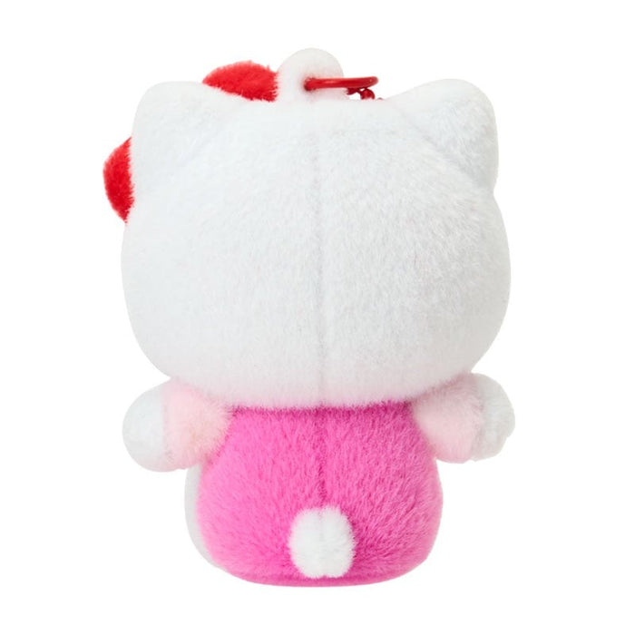 Hello Kitty Classic Flocked Keychain Mascot Accessory Japan Original