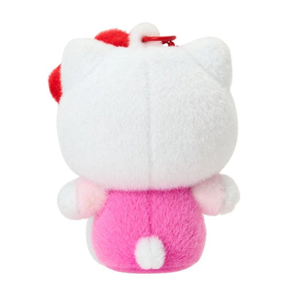 Hello Kitty Classic Flocked Keychain Mascot Accessory Japan Original
