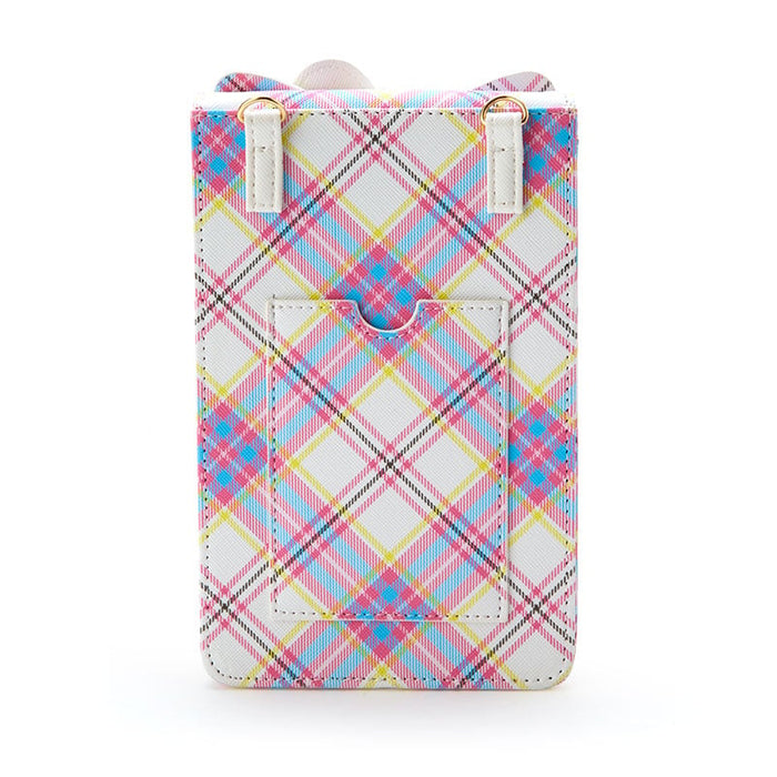 Hello Kitty Crossbody Phone Bag (Hello Kitty Dress Tartan Series) Bags Japan Original