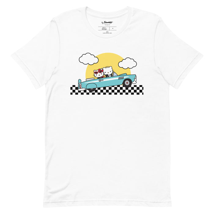 Hello Kitty & Dear Daniel Sunset Drive Tee Apparel Printful White S