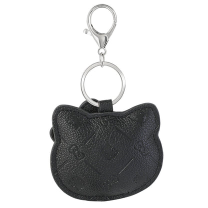 Hello Kitty Debossed Keychain (Black) Accessory Jacmel Jewelry
