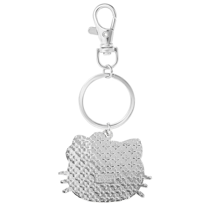 Hello Kitty Face Pave 3D Bling Keychain (Red) Accessory Jacmel Jewelry