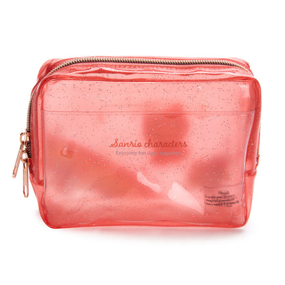 Hello Kitty Glitter Zipper Pouch (Rainy Days Series) Bags Global Original