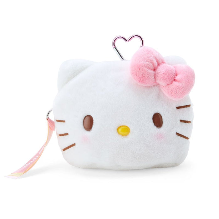 Hello Kitty Plush Mini Face Pouch Bags Japan Original