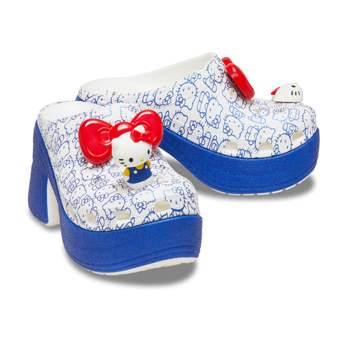 Hello Kitty x Crocs Adult Siren Heeled Clog Shoes Crocs