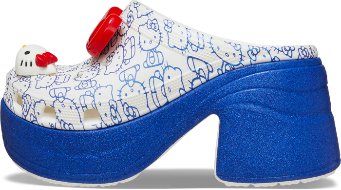 Hello Kitty x Crocs Adult Siren Heeled Clog Shoes Crocs