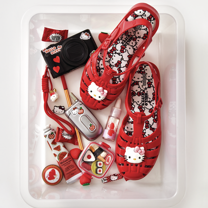 Hello Kitty x Melissa Possession Jelly Sandal (Red) Shoes Melissa