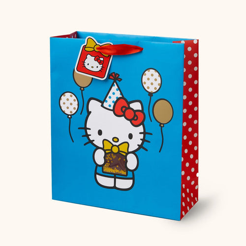 Hello Kitty x Studio Oh! Retro Red Balloons Gift Bag (Large) Large Gift Bags Studio Oh!