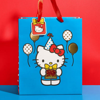 Hello Kitty x Studio Oh! Retro Red Balloons Gift Bag (Large) Large Gift Bags Studio Oh!