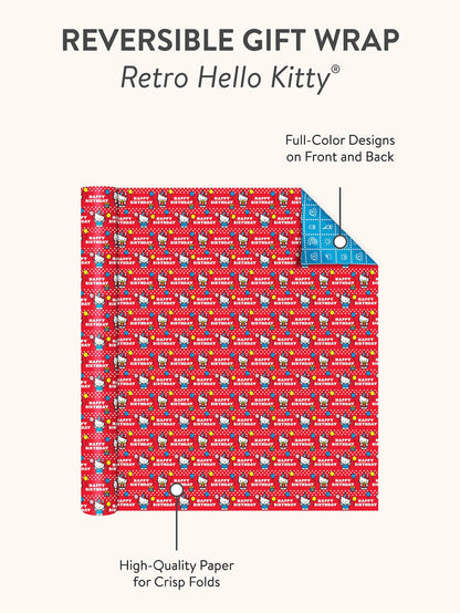 Hello Kitty x Studio Oh! Retro Red Reversible Gift Wrap Gift Wrap Studio Oh!