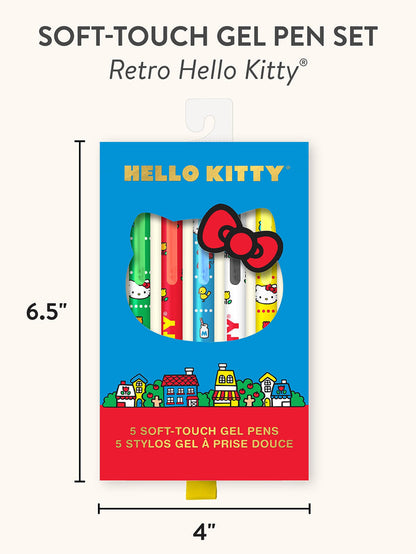 Hello Kitty x Studio Oh! Retro Red Soft-Touch Gel Pens Stationery Studio Oh!