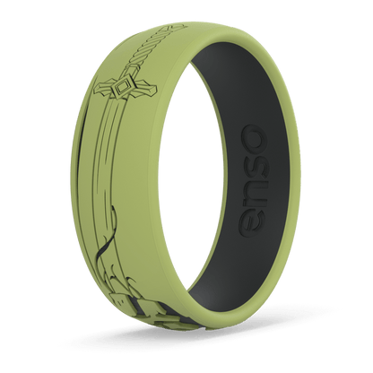 Etched Folklore Silicone Ring - Hero's Sword