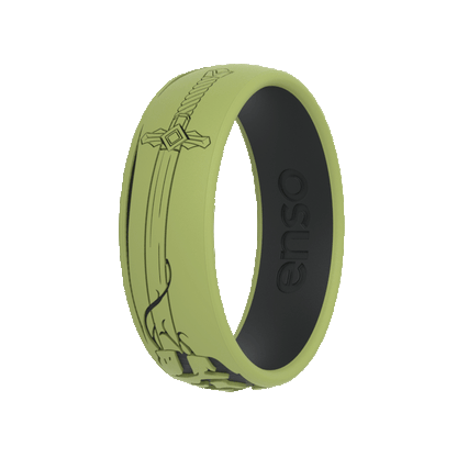 Etched Folklore Silicone Ring - Hero's Sword
