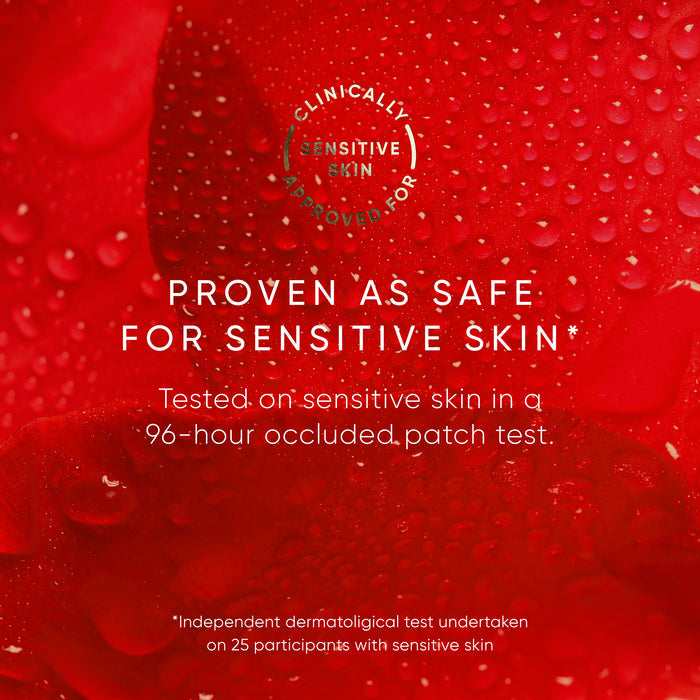 Proven as safe for sensitive skin