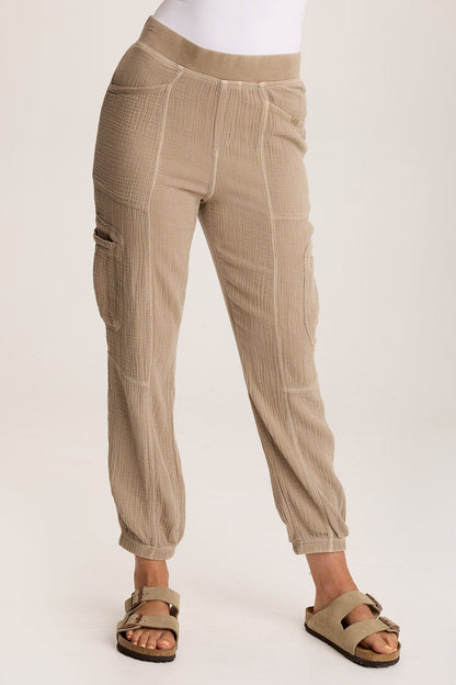 XCVI Hidalgo Plush Gauze Jogger