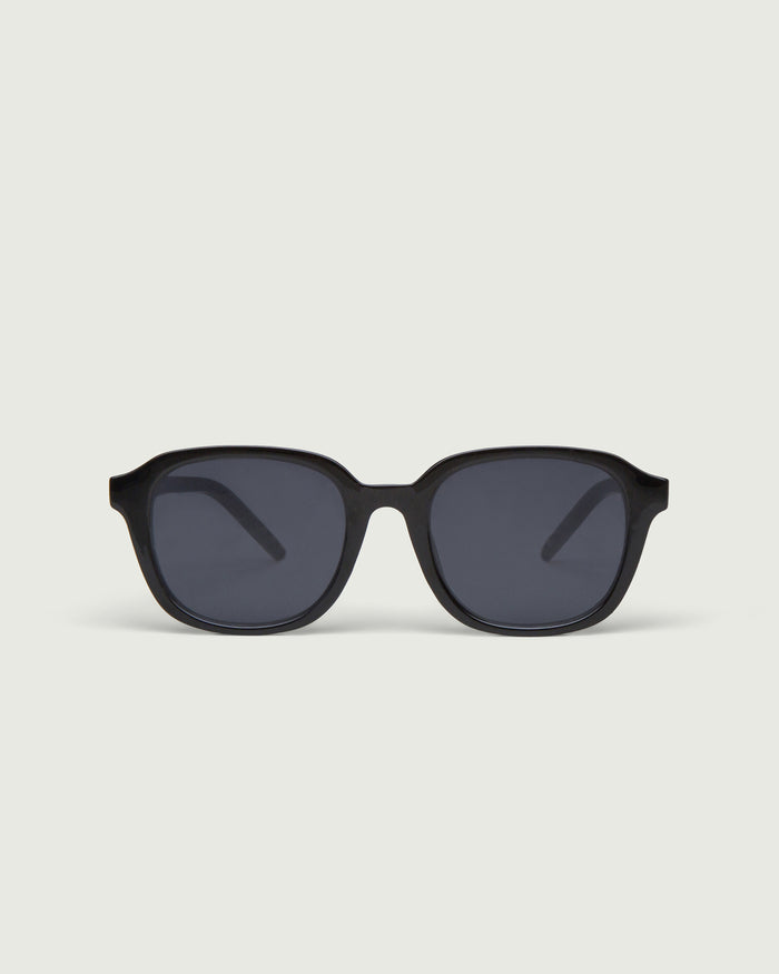 Ink::Homer Sunglasses square black recycled polyester front