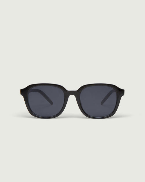 Ink::Homer Sunglasses square black recycled polyester front