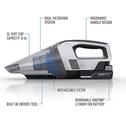 HOOVER ONEPWR Cordless Hand Held Vacuum Cleaner - Factory serviced with Home Essentials Warranty - BH57005