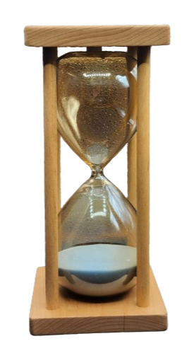 Hour Glass White Sand