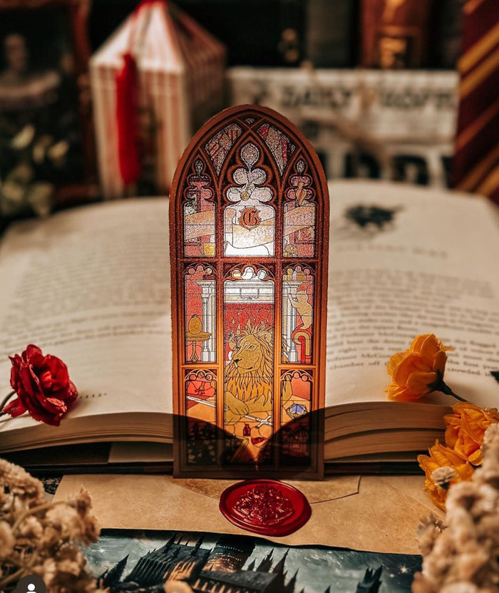 House Stained Glass Bookmark