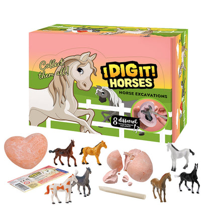 I Dig It! Horses 18-Piece Gift Set STEM Thames & Kosmos