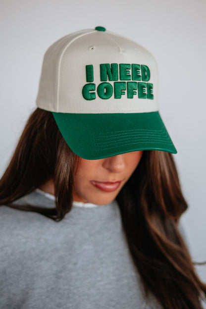 I Need Coffee Trucker Hat