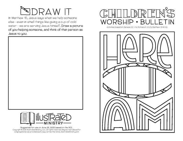 Illustrated Worship Children's Bulletins: Summer 2020