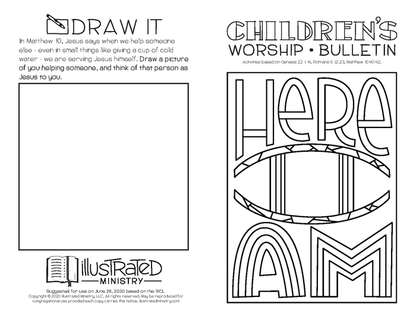 Illustrated Worship Children's Bulletins: Summer 2020