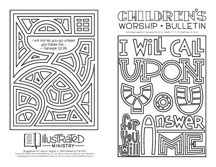 Illustrated Worship Children's Bulletins: Summer 2020