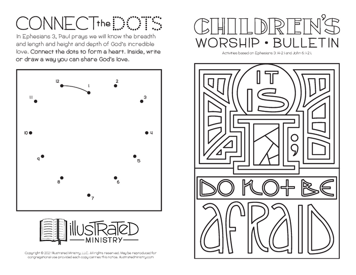 Illustrated Worship Children's Bulletins: Summer 2021