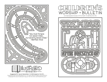 Illustrated Worship Children's Bundle: Fall 2020 (Year A)