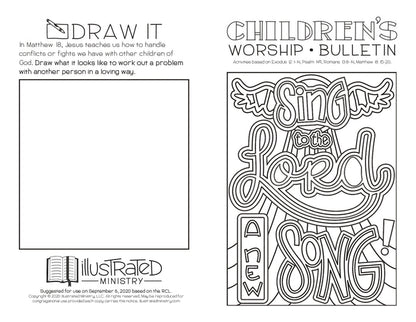 Illustrated Worship Children's Bundle: Fall 2020 (Year A)