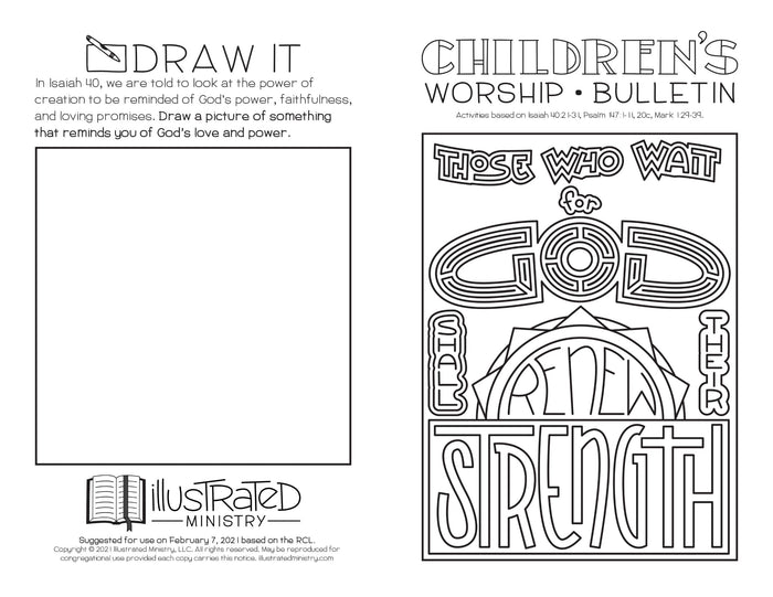 Illustrated Worship Children's Bundle: Winter 2020-2021 (Year B)