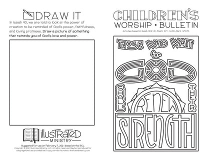 Illustrated Worship Children's Bundle: Winter 2020-2021 (Year B)