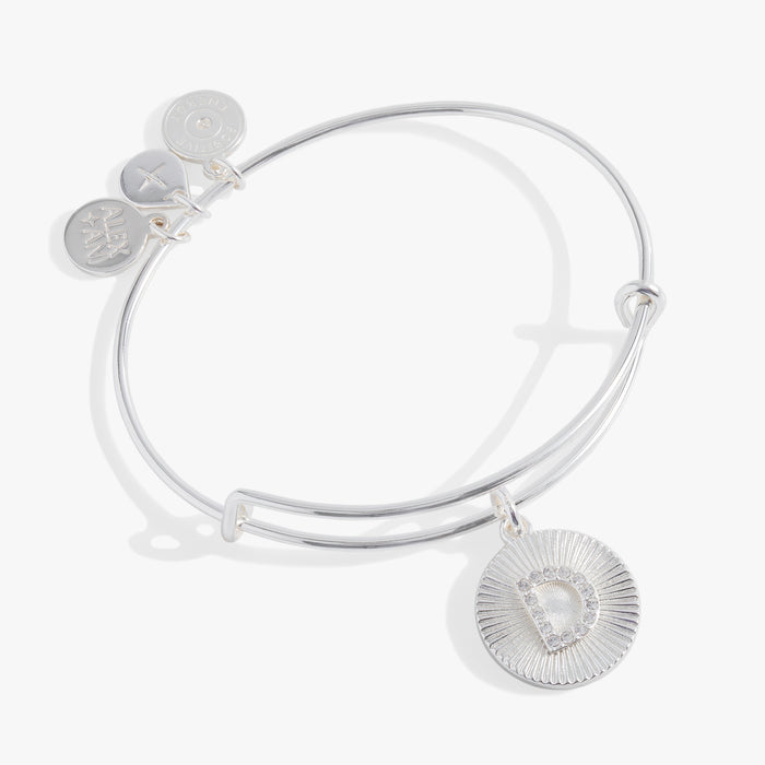 Initial D Pave Starburst Texture Bangle