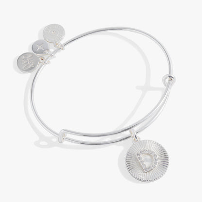 Initial D Pave Starburst Texture Bangle