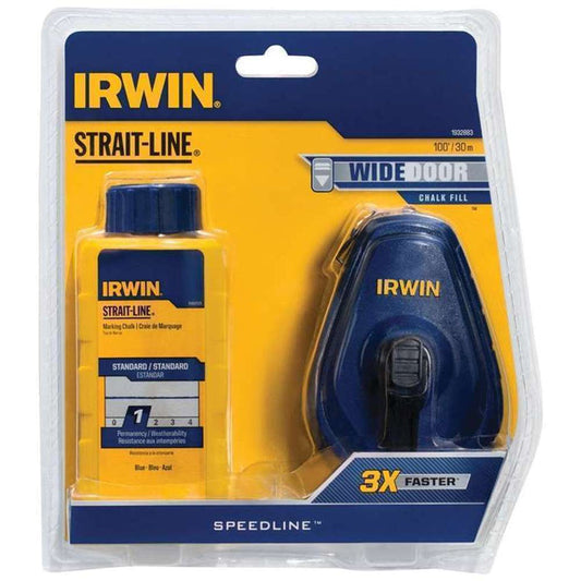 Irwin Chalkline Reel & Chalk Set (100")