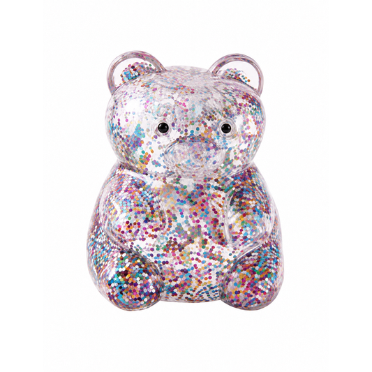 J'adore 3 Inch Squeezy Bear Squishy Fidget Sensory Toy - PURPLE