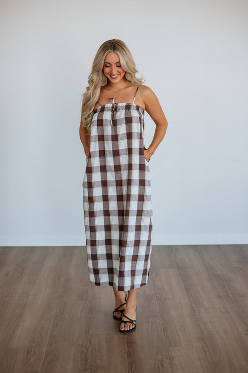 Jalene Gingham Dress