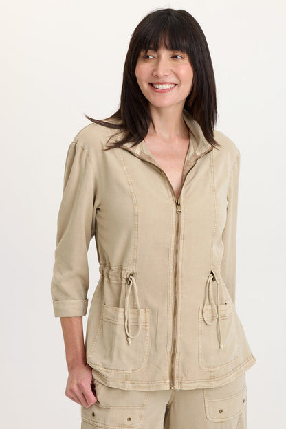 Wearables Jameson Twill Zip-Up Jacket